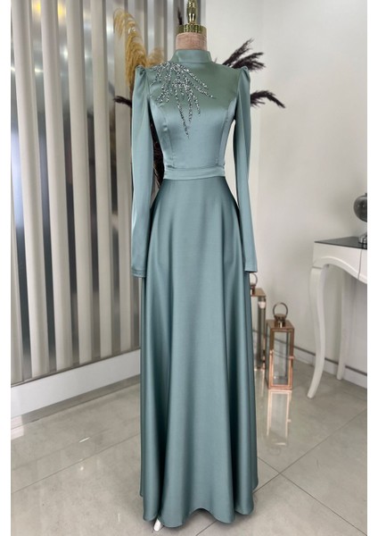 Mina Tesettür Abiye Mint fiyatları