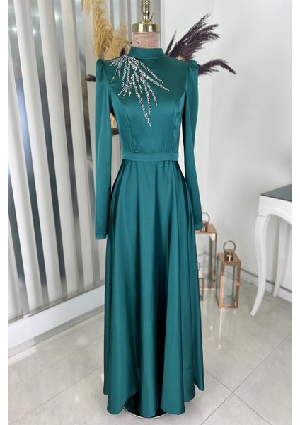 Mina Tesettür Abiye Zümrüt fiyatları