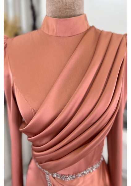 Sare Tesettür Abiye Soğan Kabuğu