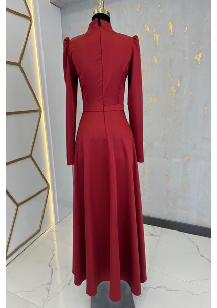 Mina Tesettür Abiye Bordo fırsatları