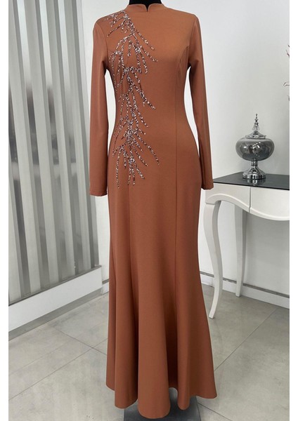 Bahar Tesettür Abiye Soğan Kabuğu