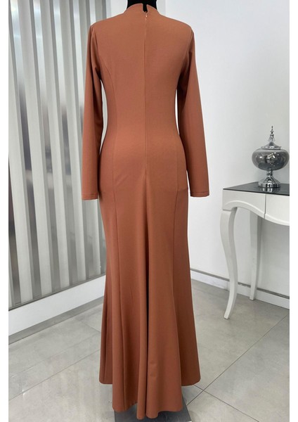 Bahar Tesettür Abiye Soğan Kabuğu modelleri