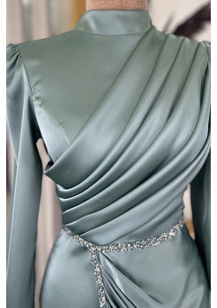 Sare Tesettür Abiye Mint fiyatları