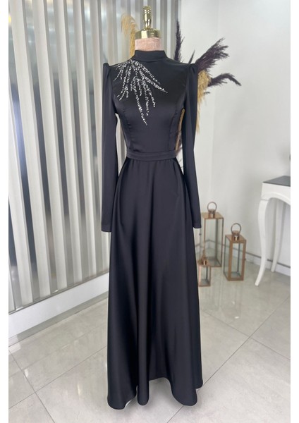 Mina Tesettür Abiye Siyah fiyatları