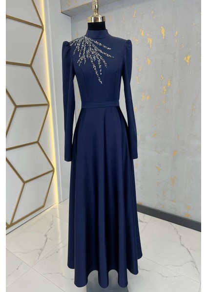 Mina Tesettür Abiye Lacivert fırsatları