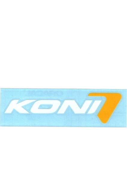 Konı Sticker 16 cm Oto Sticker Kırmızı