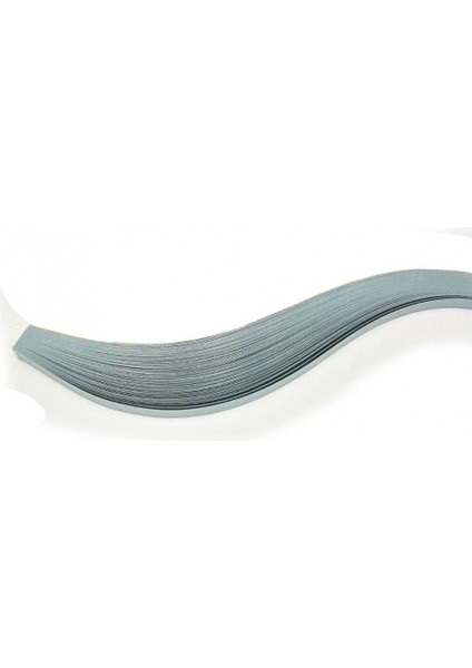 5mm Gümüş Gri Renkli Quilling Kağıdı - 50'li modelleri