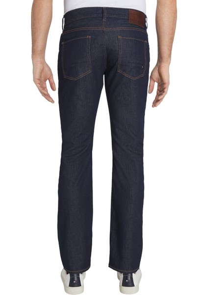 Tommy Hilfiger Normal Bel Normal Paça Straight Mavi Erkek Denim Pantolon MW0MW155781AW