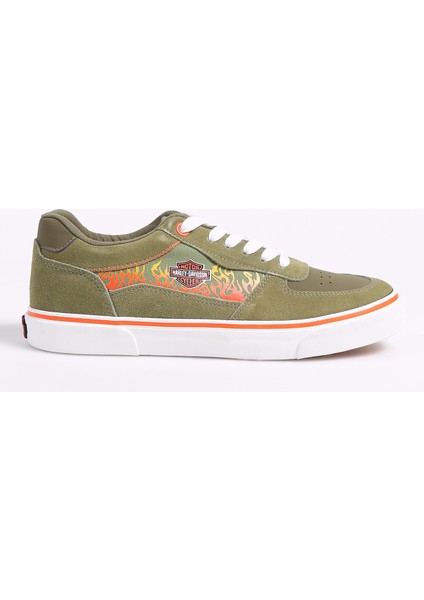 Haki Erkek Deri Sneaker Provıdence