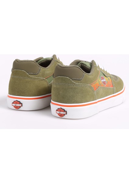 Haki Erkek Deri Sneaker Provıdence