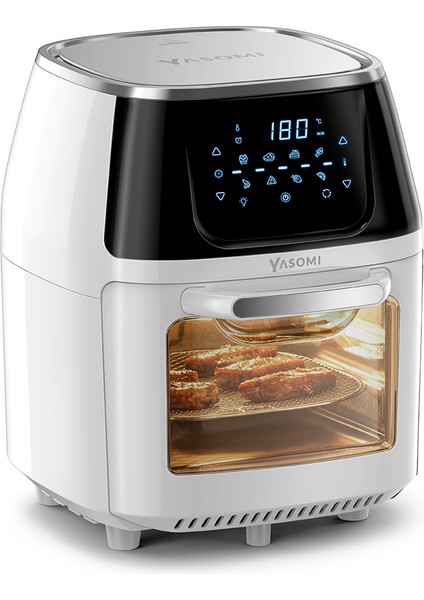 Y88 Xxl Beyaz 1500W 8 Litre Airfryer Oven Fritöz (Yasomi Türkiye Garantili)