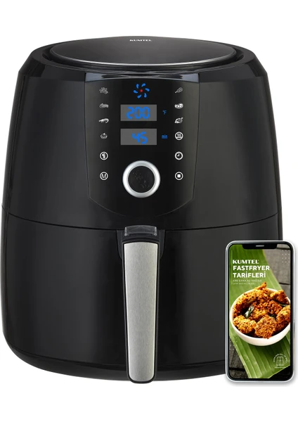 Digital Fastfryer Xxl 8.5l ( Yağsız Fritöz Airfryer ) Haf-06