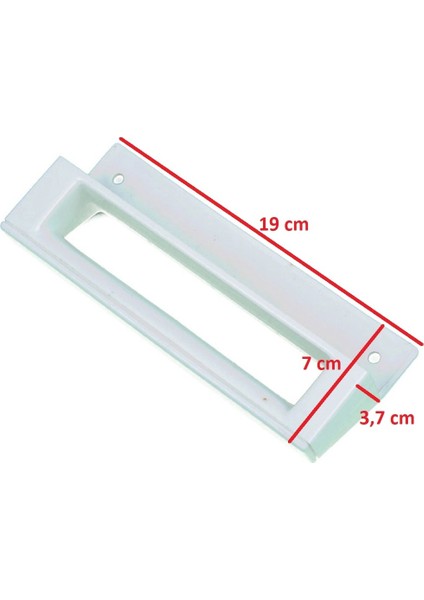 Aeg Uyumlu Buzdolabı Kapak Mandalı Tutamağı Kapı Kolu Beyaz
