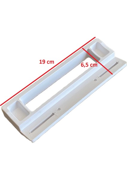Arçelik Uyumlu Buzdolabı Yandan Montajlı Kapak Mandalı Tutamağı Kapı Kolu Beyaz