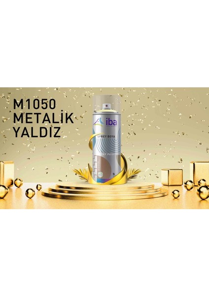 Akrilik Sprey Boya 400 ml Metalik Altın Yaldız