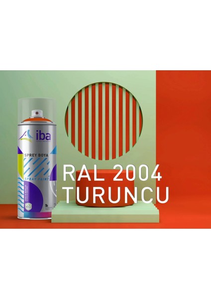 Akrilik Sprey Boya 400 ml Turuncu ( Ral 2004 )