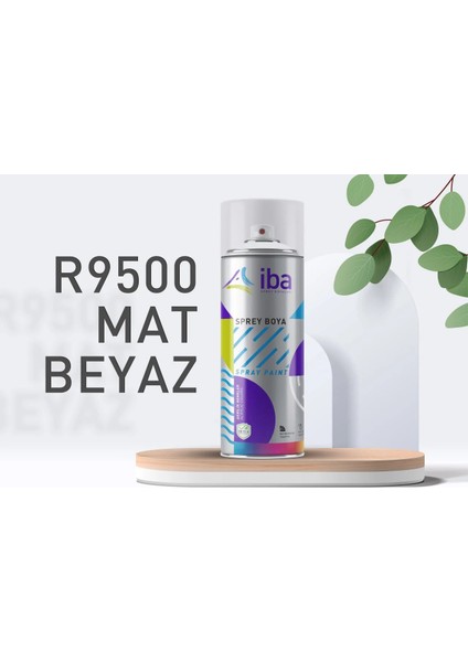 Akrilik Sprey Boya 400 ml Mat Beyaz