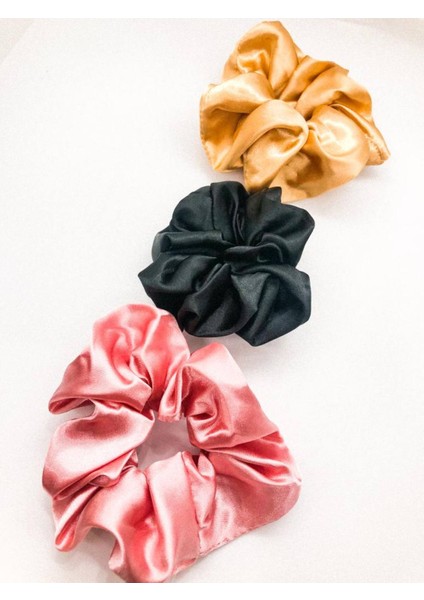 Kadın 3 ' Lü Saten Saç Lastik Toka Seti fiyatları