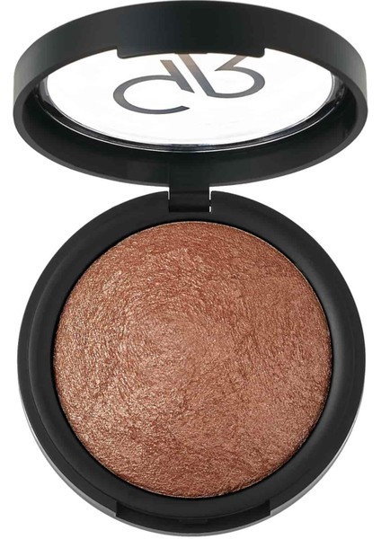 Golden Rose Baked Stardust Blusher No: 107 Peach Pink - Işıltılı Allık