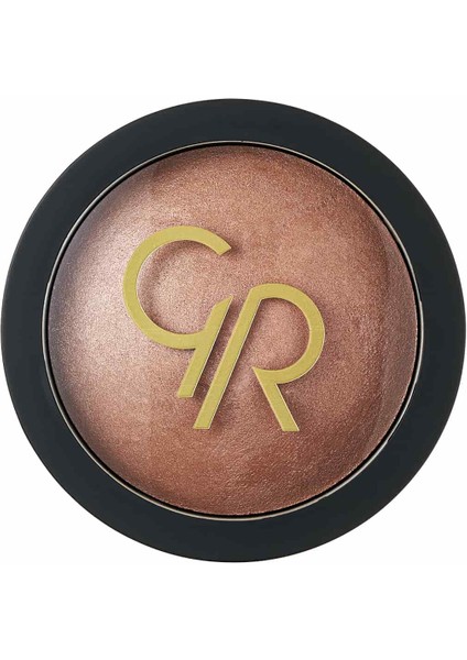 Golden Rose Baked Stardust Blusher No: 107 Peach Pink - Işıltılı Allık