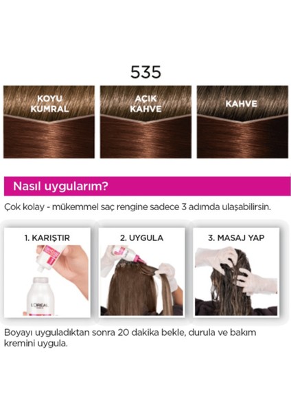 L'Oréal Paris Casting Crème Gloss Saç Boyası - 535 Sıcak Çikolata