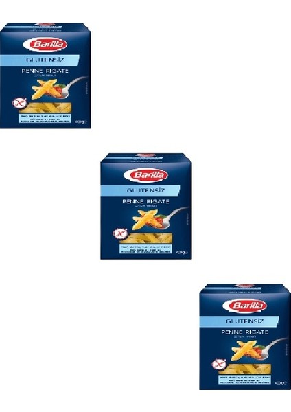 Glutensiz Kalem/ Gluten Free Penne Makarna 400 gr x 3 Adet