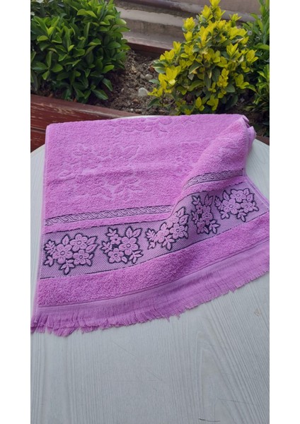 Saçaklı Nakışlı 50 x 90 cm El Yüz Havlusu