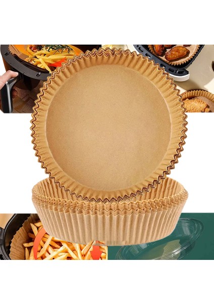 Iles Gurme Airfryer Fritöz Pişirme Kağıdı, Tüm Markalara Uygun, Gıda Sınıfı, 100'LÜ, 16X4.5 cm