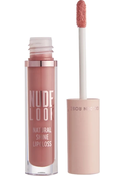 Golden Rose Nude Look Natural Shine Lipgloss No: 03 Coral Nude - Naturel Renkli Dudak Parlatıcısı - 8691190967420