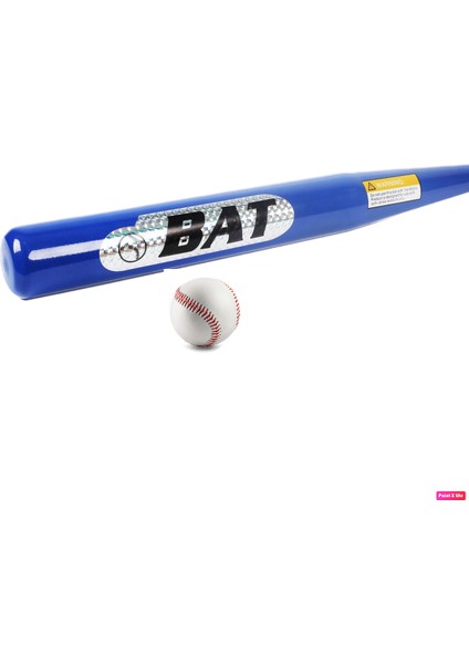 Bs-10 (Bat 25'') Mükemmel Kavrayış Metal Alaşım Beyzbol Sopası 61 cm 810 gr + Dikişli Beyzbol Topu