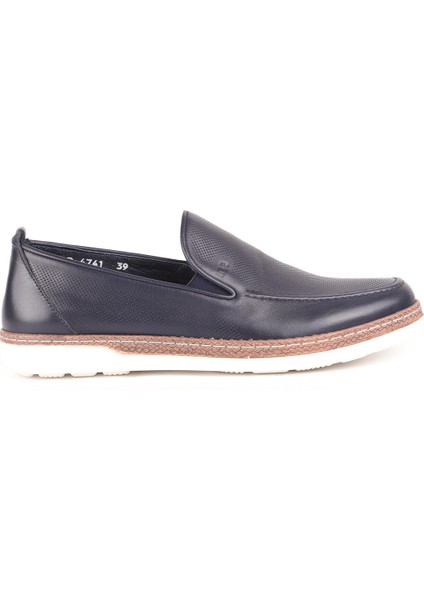 L4741 Deri Erkek Loafer Ayakkabı Lacivert fiyatları