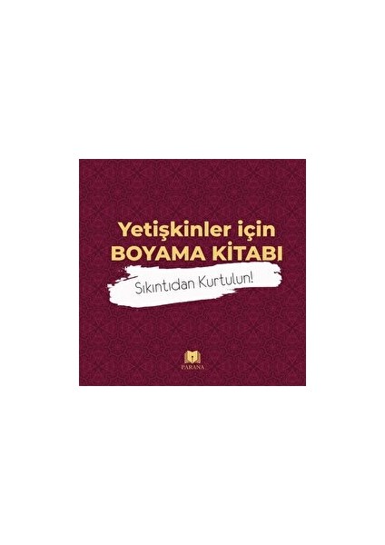 Yetişkinler Için Boyama Kitabı-Mandala