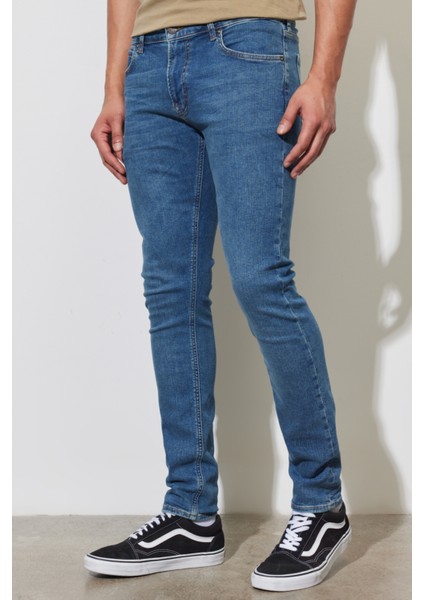 Malone Skinny Fit Normal Bel Denim Esnek Jean Kot Pantolon