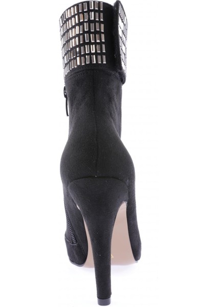 Kadin Sivri Burun Kristal Taşli Ince Topuklu Bot fırsatları