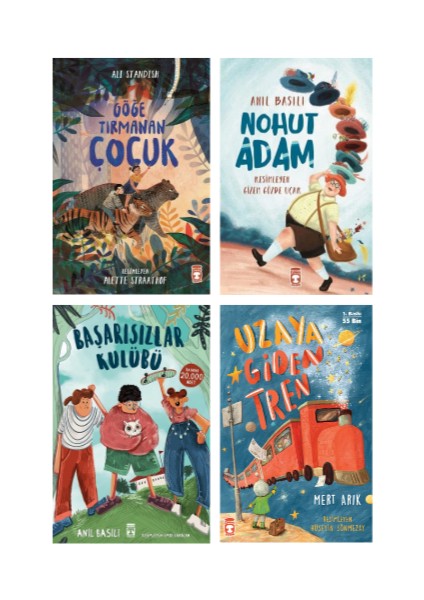 Uzaya Giden Tren Set (Nohut Adam & Göğe Tırmanan Çocuk & Başarısı