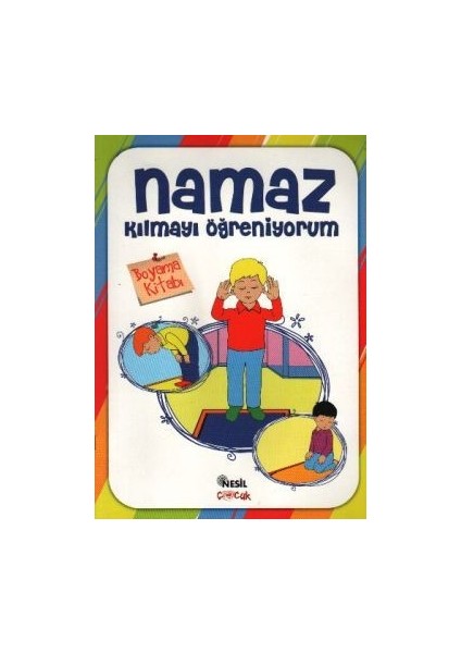 Namaz Kılmayı Öğreniyorum Erkek - Boyama