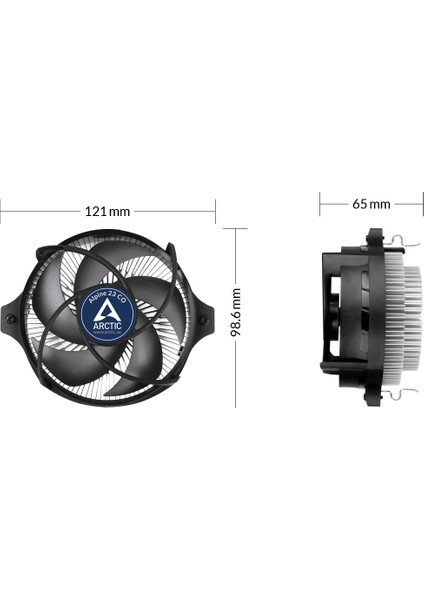 Alpine 23 Co Amd Am5 Uyumlu Kesintisiz Çalışma Için Kompakt Işlemci Soğutucu (AR-ACALP00036A)