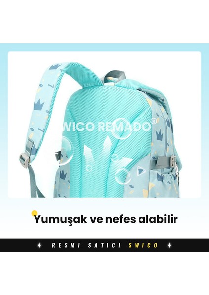 Swico Remado Trendy ve Rahat Okul Çantası (Yurt Dışından)