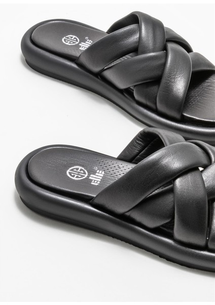 Siyah Deri Kadın Terlik fırsatları