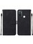 A53 4g / A32 4g / A53S 4g / A33 4g Için Kabartmalı Pu Deri Stand Cüzdan Telefon Kılıfı - Siyah (Yurt Dışından) 1