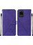 Galaxy S20 Ultra Için Kabartmalı Pu Deri Stand Cüzdan Telefon Kılıfı - Mor (Yurt Dışından) 1