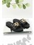 Siyah Leather Kadın Terlik K04826017103 1