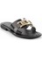 Siyah Leather Kadın Terlik K04826017103 3