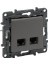 768840 Raventi 2XRJ45 Priz Cat6 Utp Titanyum 1