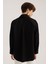 Siyah Oversize Poplin Gömlek 5