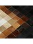 Siyah Dana Derisi Patchwork Halı 200 x 300 cm 4