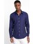 Slim Fit Uzun Kol Oxford Doku Armürlü Biyeli Erkek Gömlek10 2
