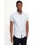 Slim Fit Kısa Kol Düğmeli Yaka Poplin Oxford Erkek Gömlek10 1