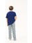 Yeni Inci Baba Oğul 2 Çift Viskon Pijama Takım 838-340 4