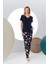 Kadın Kısa Kollu Pijama Takımı 24168 1